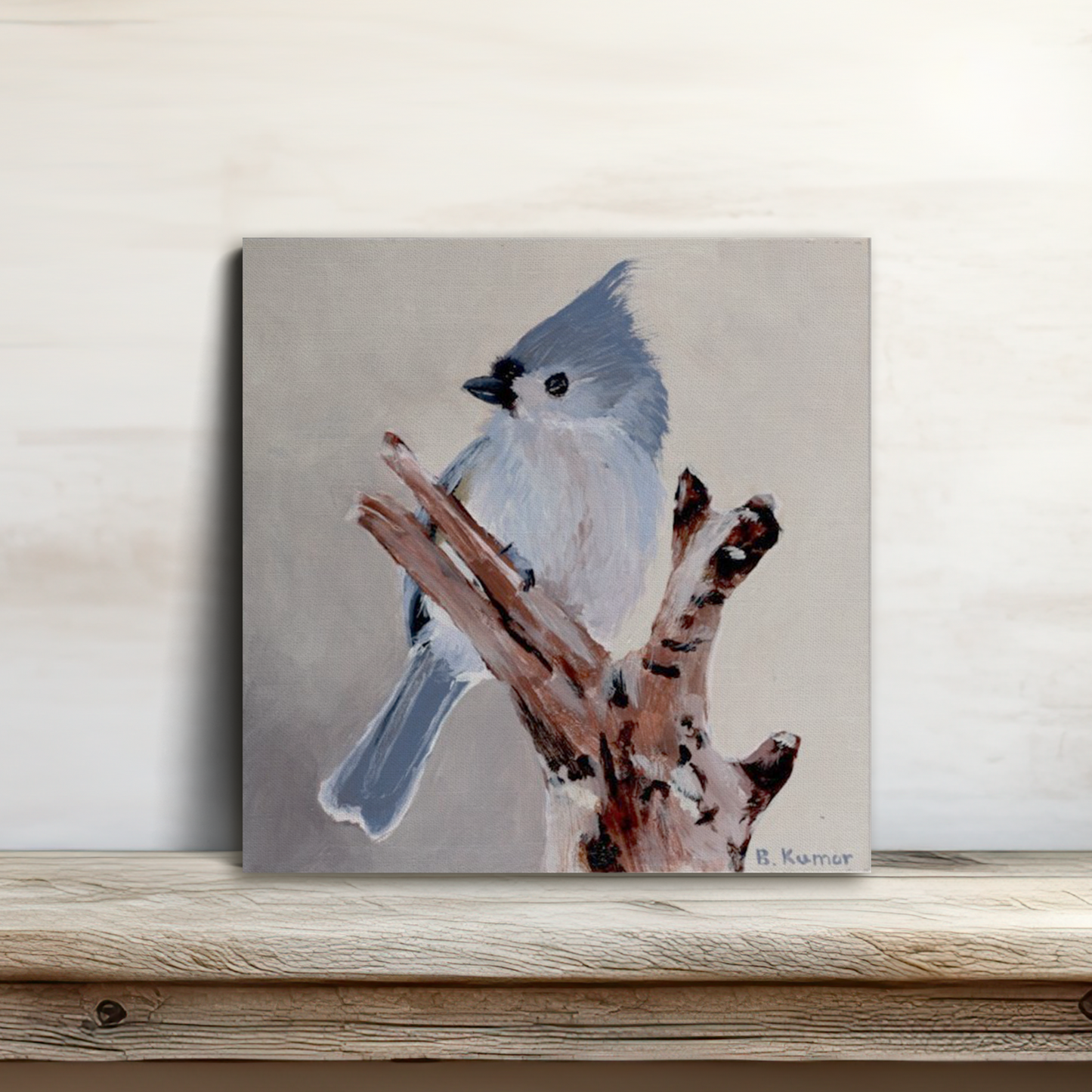 Tufted Titmouse Original Painting