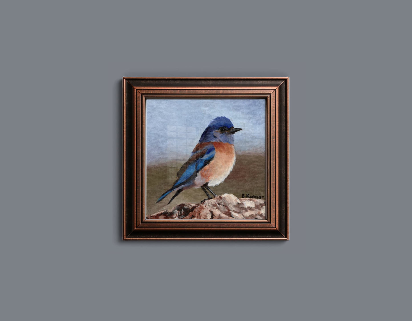 Art Print of Eastern Bluebird Painting