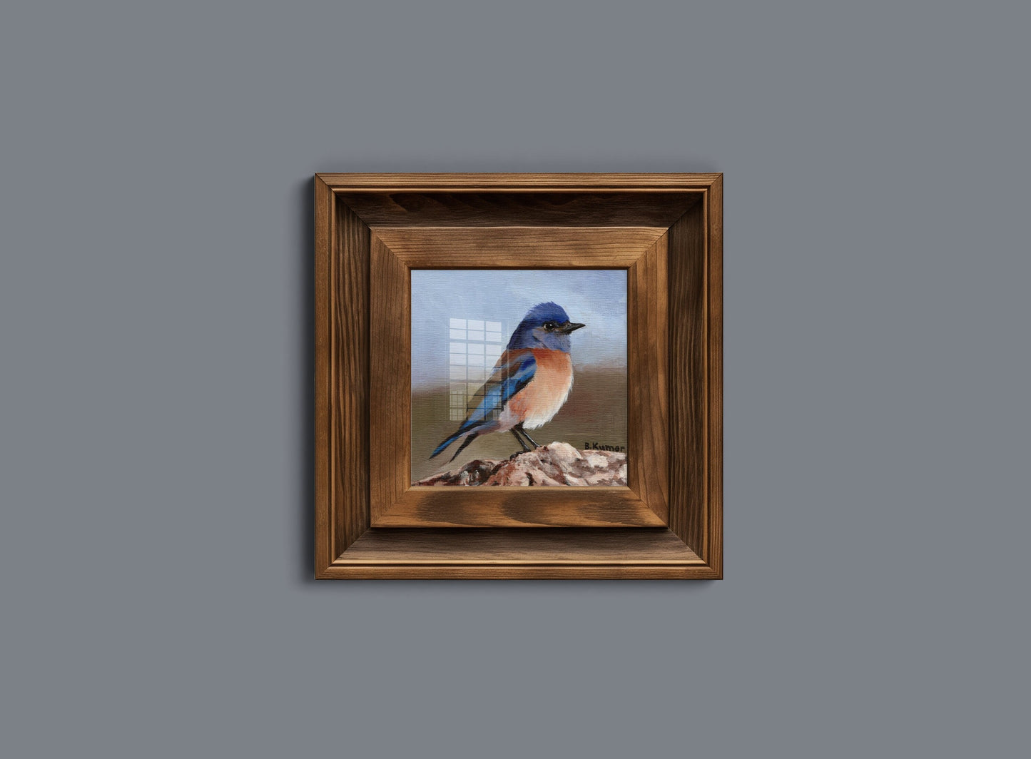 Art Print of Eastern Bluebird Painting