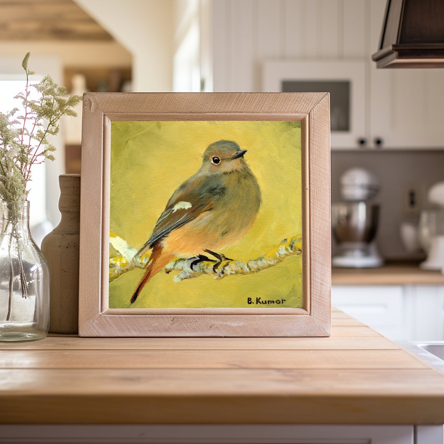 Common Redstart Art Print