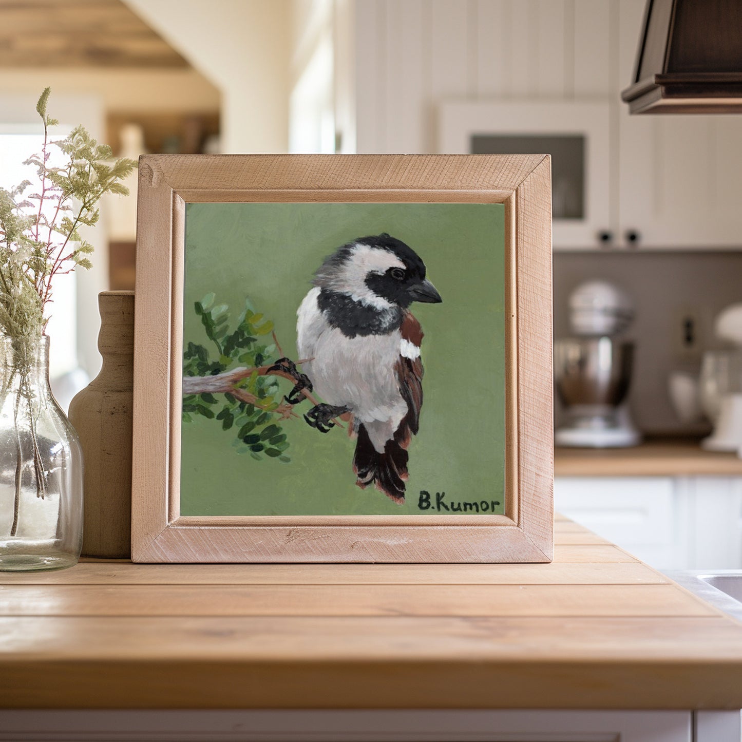 Cape Sparrow Original Painting