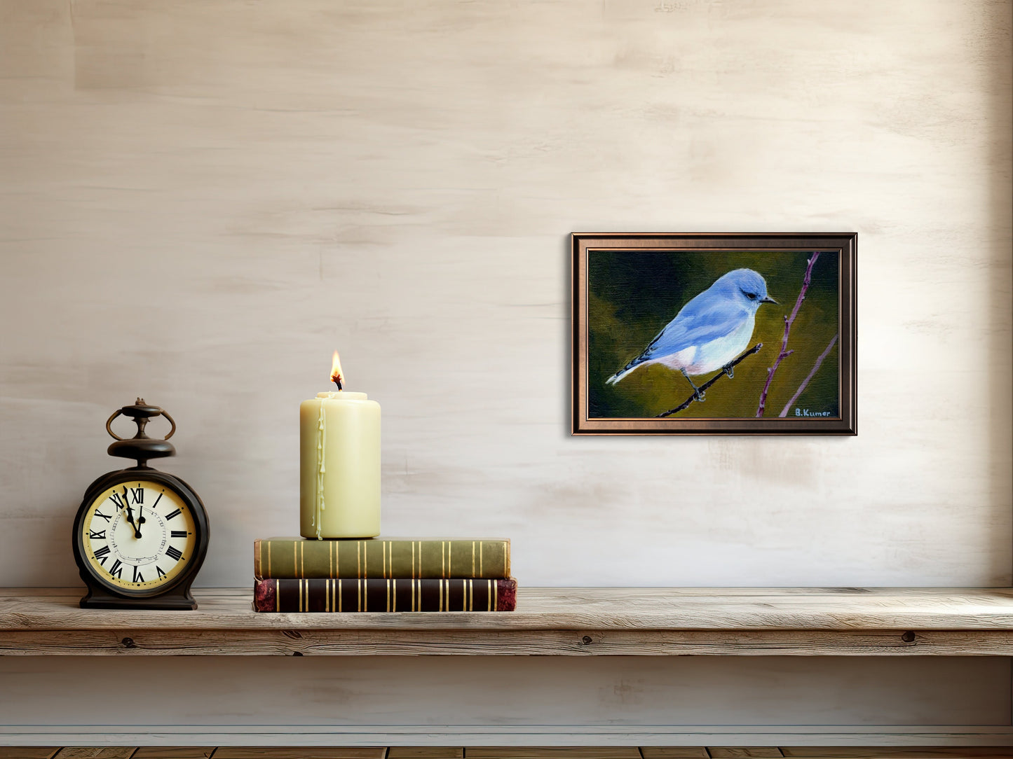 Mountain Bluebird Original Painting