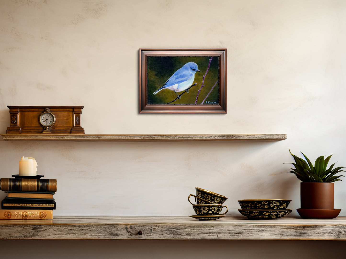 Mountain Bluebird Original Painting