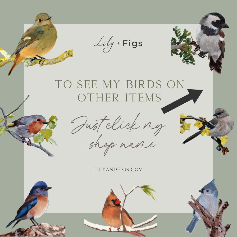 Yard Birds Coffee Mug / Songbird Mug for Peaceful Mornings / Birds Mug Gift for Birdwatchers