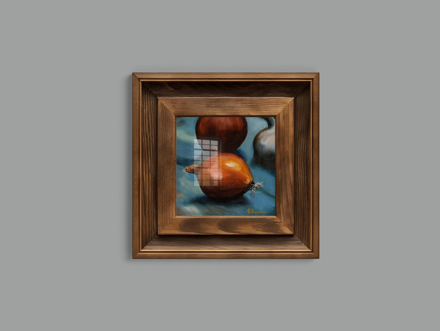 Art Print of Yellow Onions Oil Painting / Onion Wall Art for Kitchen / Onion Art Gift for Cook