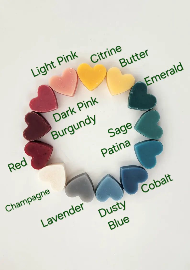 Mini Heart Soaps: Cold Process Wedding Favors, Shea Butter, Essential Oils
