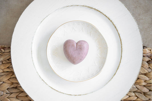 Heart Bar Soap Wedding Favors: All Natural and Palm Free in Bulk