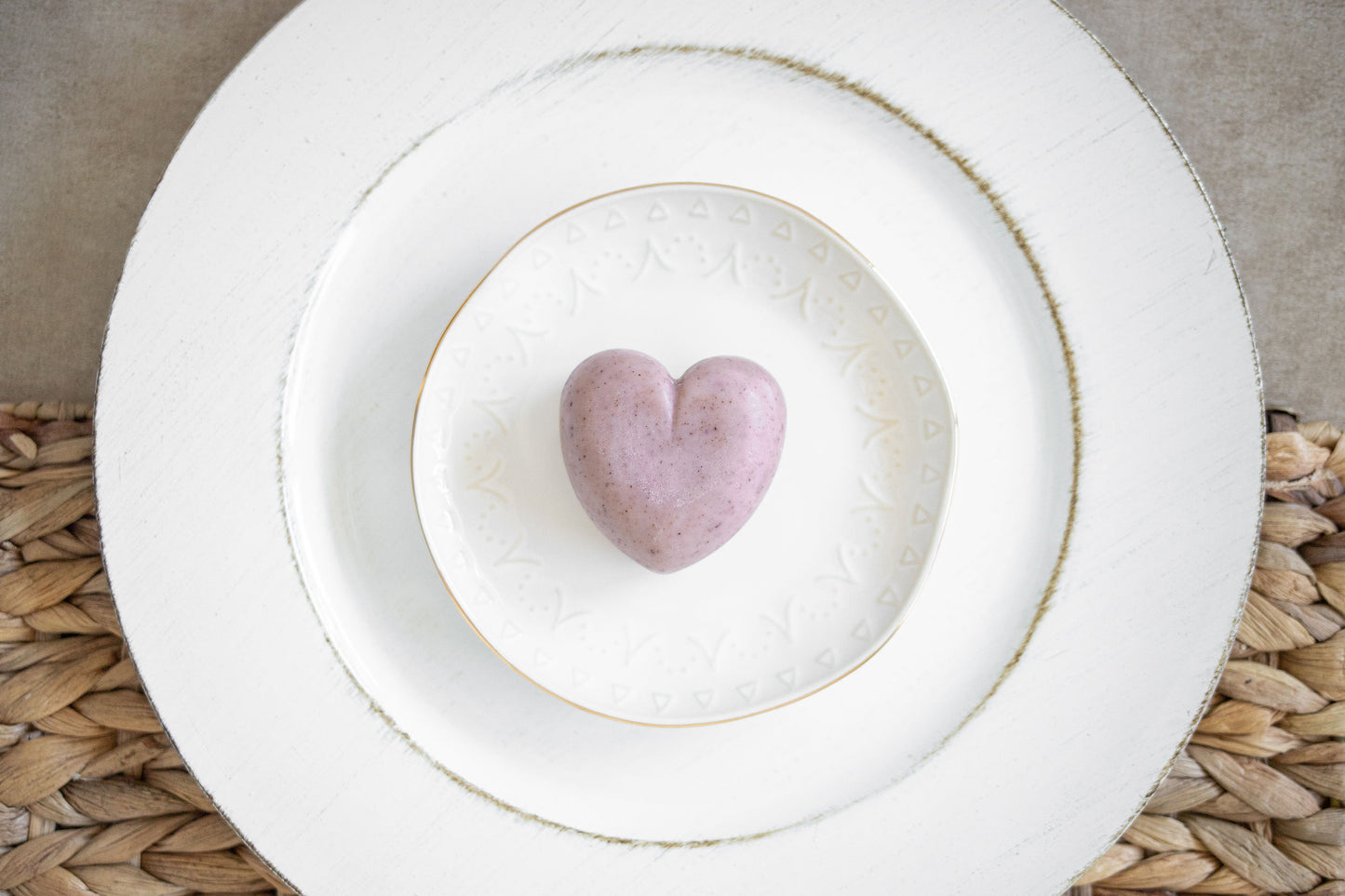Custom All Natural Heart Shaped Wedding Soap Favors – Shea Butter Cold Process Soap