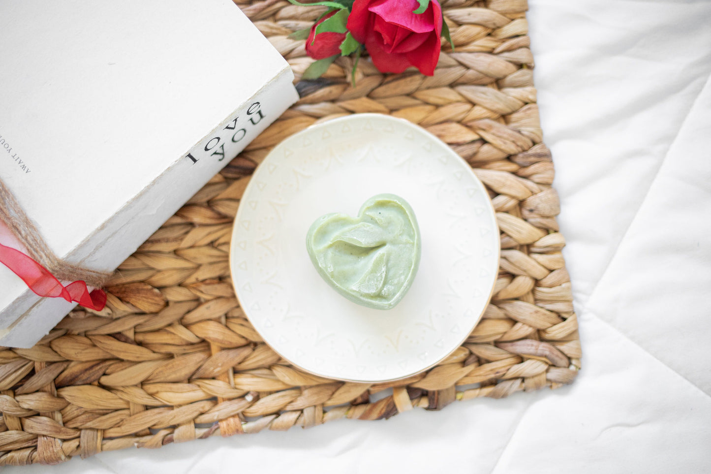 Natural Shea Butter Heart Soap – Wedding Bridal Shower Party Favors