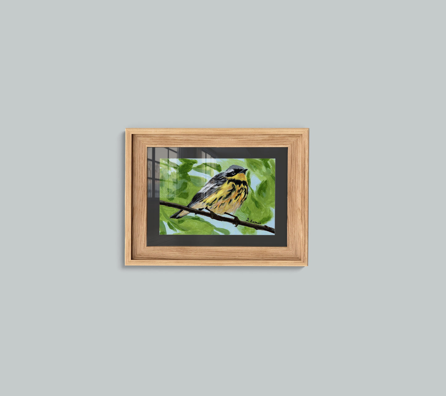 Art Print of Warbler Painting