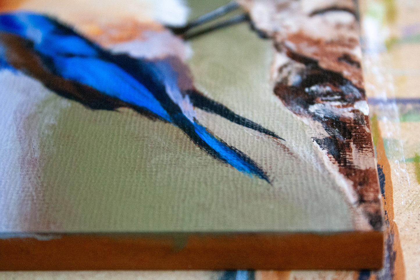 Eastern Bluebird Original Painting