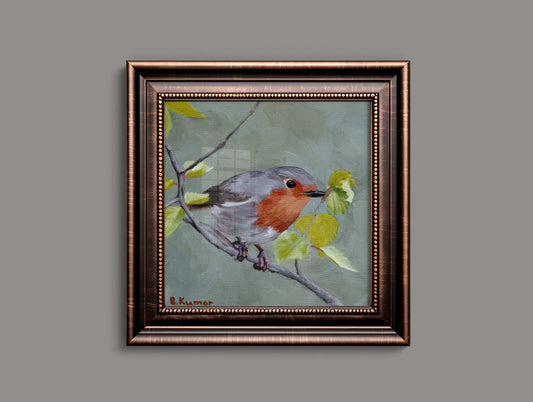 European Robin Art Print