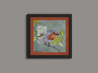 European Robin Art Print