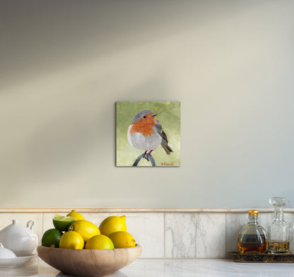 Original European Robin Painting