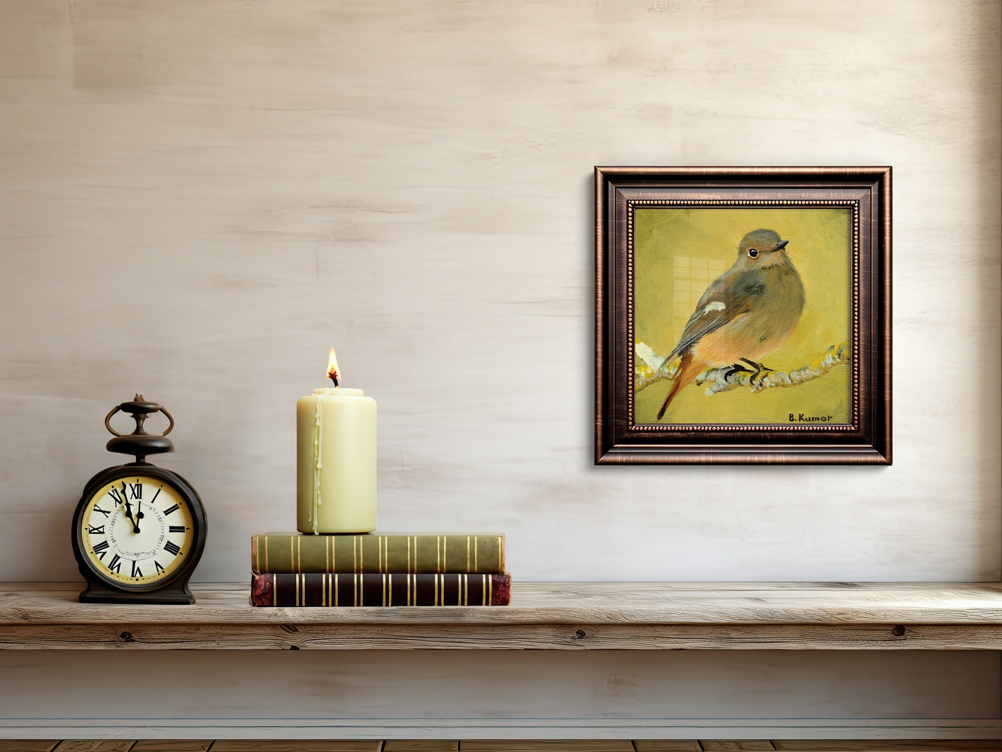 Common Redstart Art Print