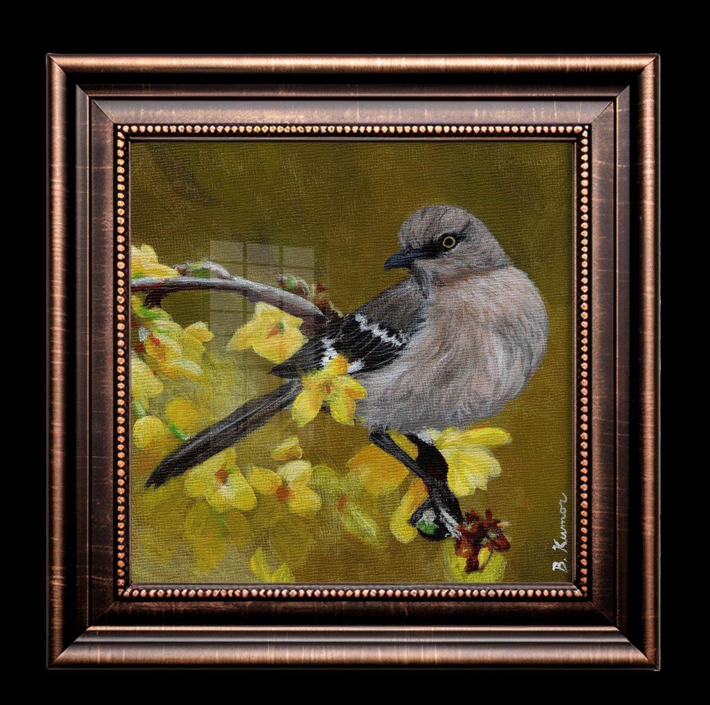 Art Print of Northern Mockingbird Painting