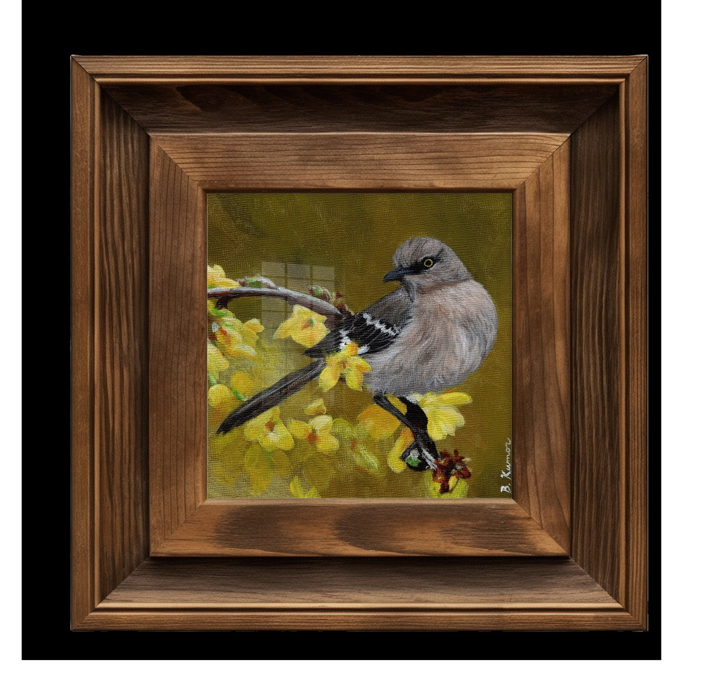 Art Print of Northern Mockingbird Painting