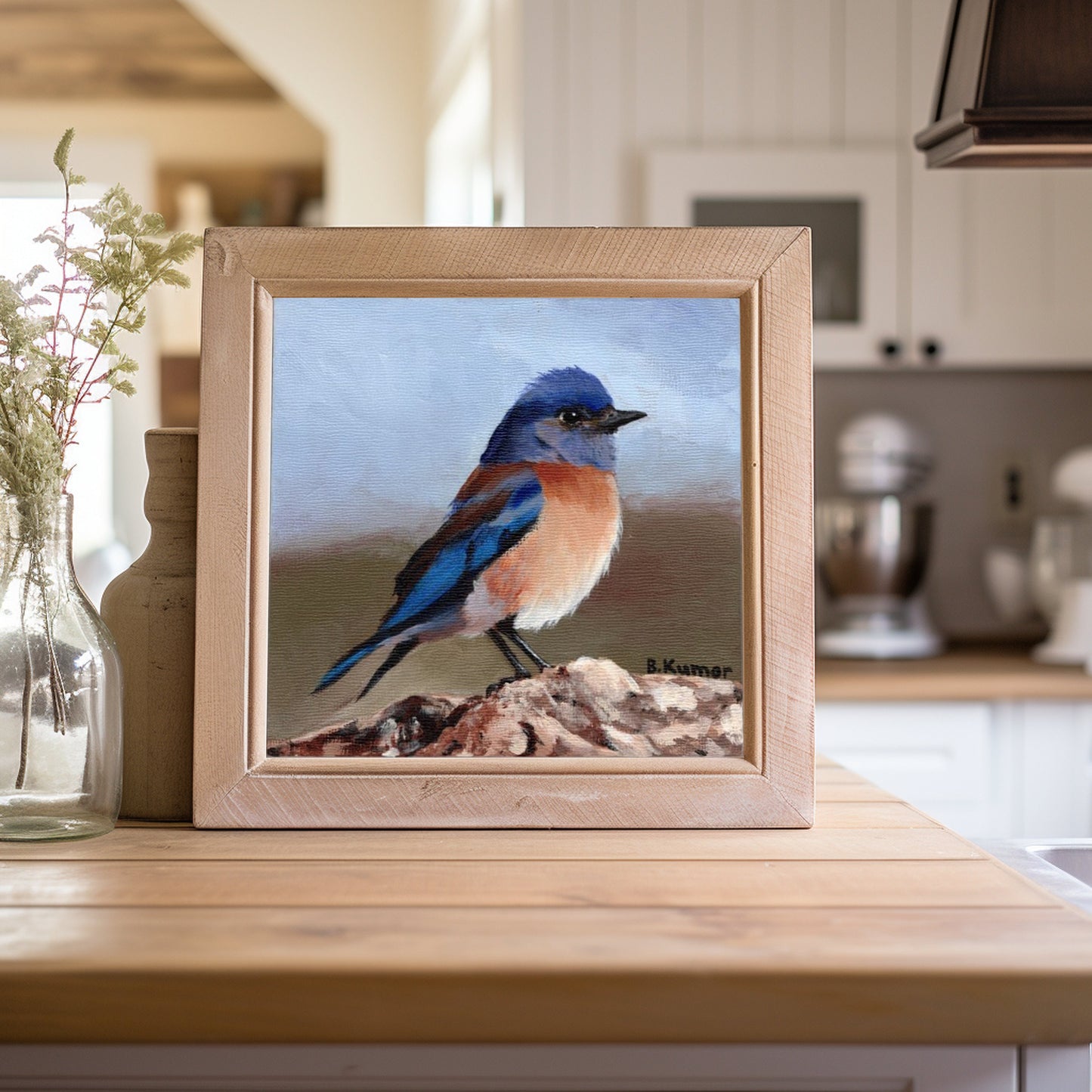 Eastern Bluebird Original Painting