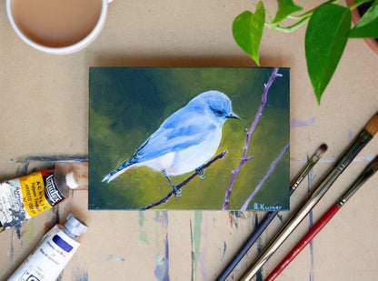 Mountain Bluebird Original Painting