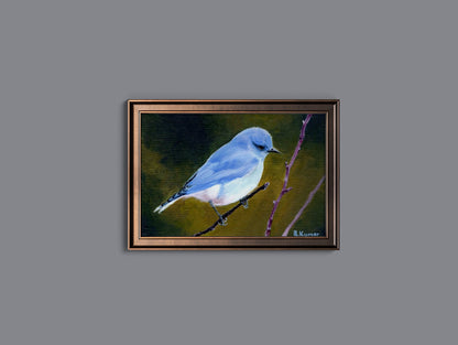 Mountain Bluebird Original Painting