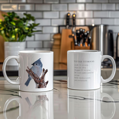 Mockingbird Coffee Mug / Bluebird Artwork Mug for Peaceful Mornings / Robin Bird Mug Gift for Birdwatchers