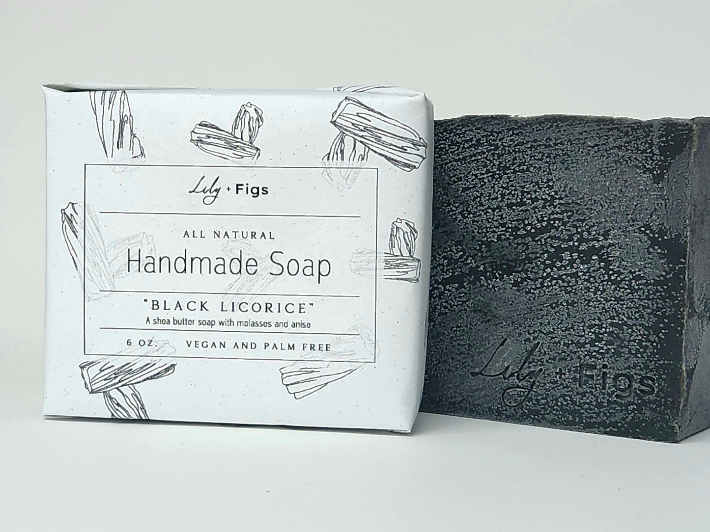 Licorice Natural Bar Soap / Vegan Palm Oil Free Soap for Men and Women /Black Licorice Soap Gift for Retro Candy Lovers