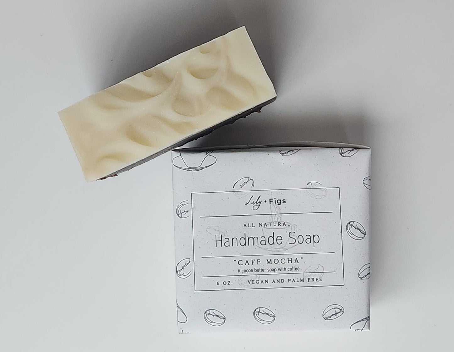 Coffee Natural Bar Soap / Vegan Palm Oil Free Soap for Coffee Lovers / Coffee Soap Gift for Women