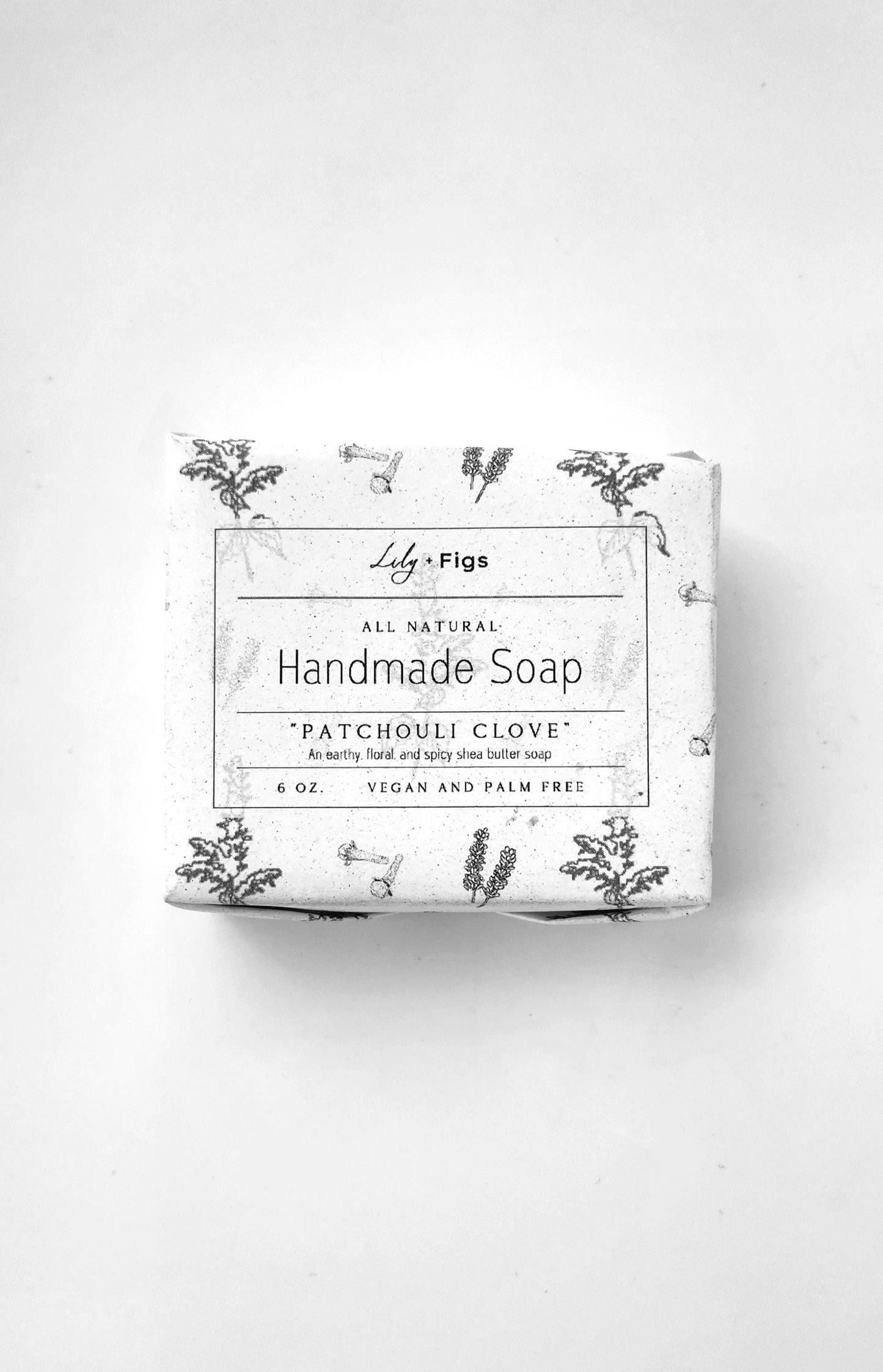 Patchouli Clove Bar Soap: Vegan, Palm-Free, Earthy Essential Oil Scent
