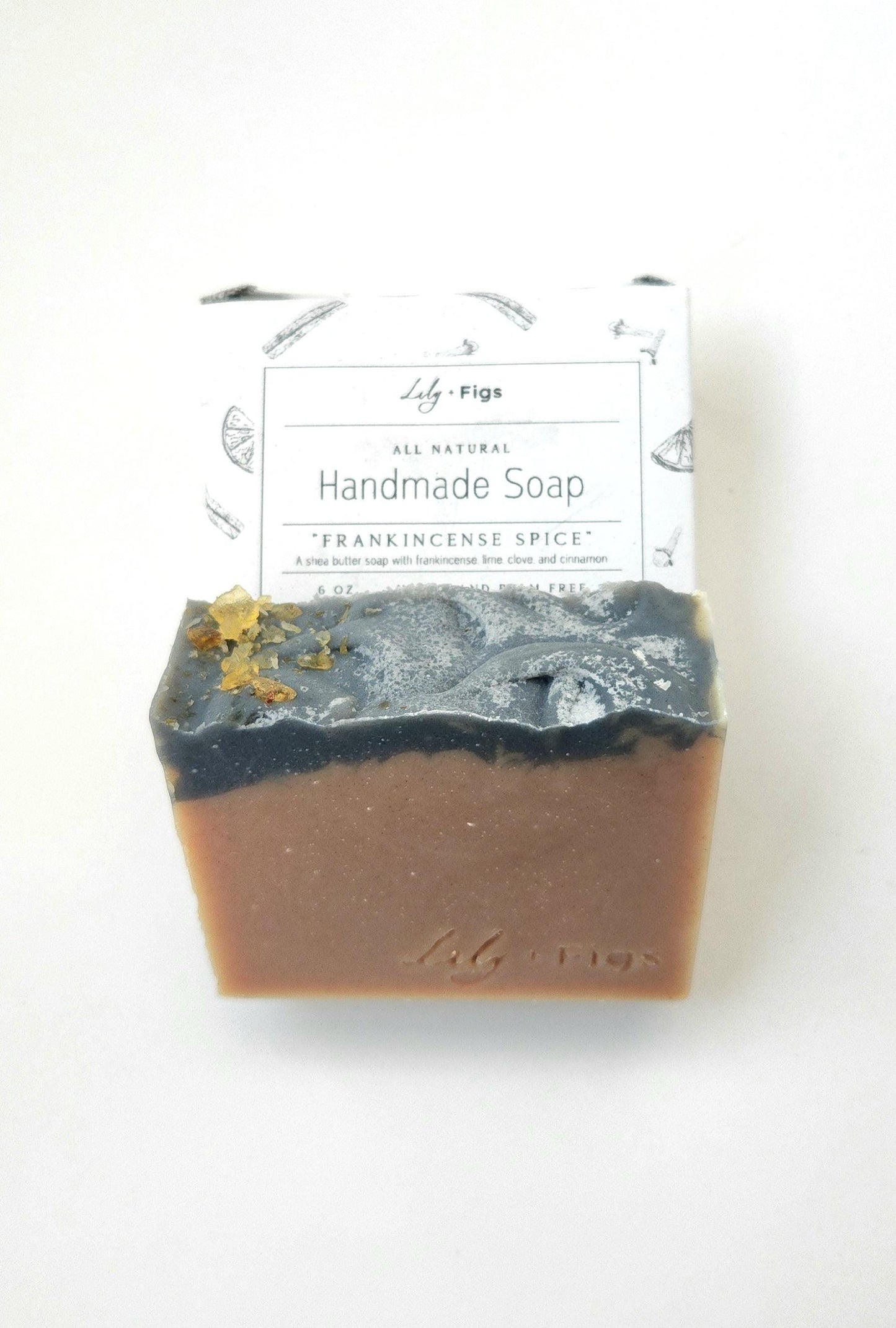 Frankincense Spice Bar Soap: Vegan, Palm-Free, Mature Men Gift