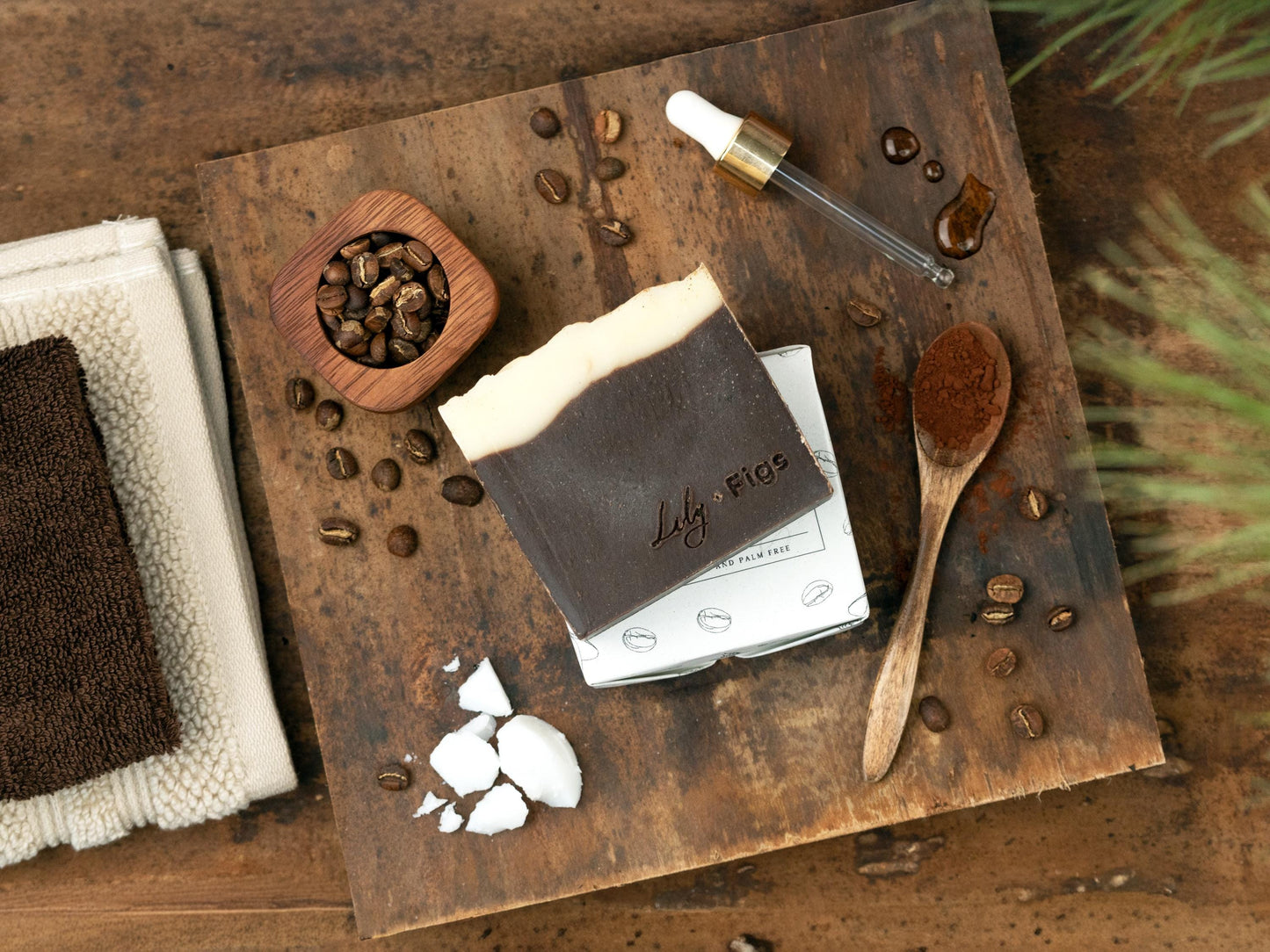 Coffee Natural Bar Soap / Vegan Palm Oil Free Soap for Coffee Lovers / Coffee Soap Gift for Women