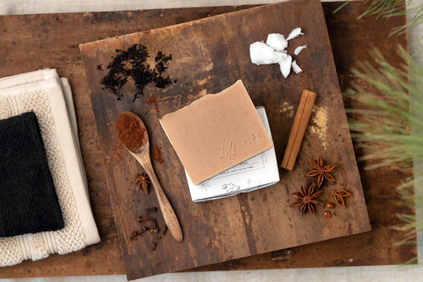 Spiced Tea Natural Bar Soap / Vegan Palm Oil Free Soap for Men and Women / Masala Chai Soap Gift for Tea Lovers