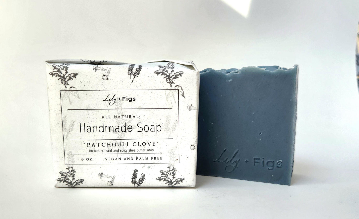 Patchouli Clove Bar Soap: Vegan, Palm-Free, Earthy Essential Oil Scent