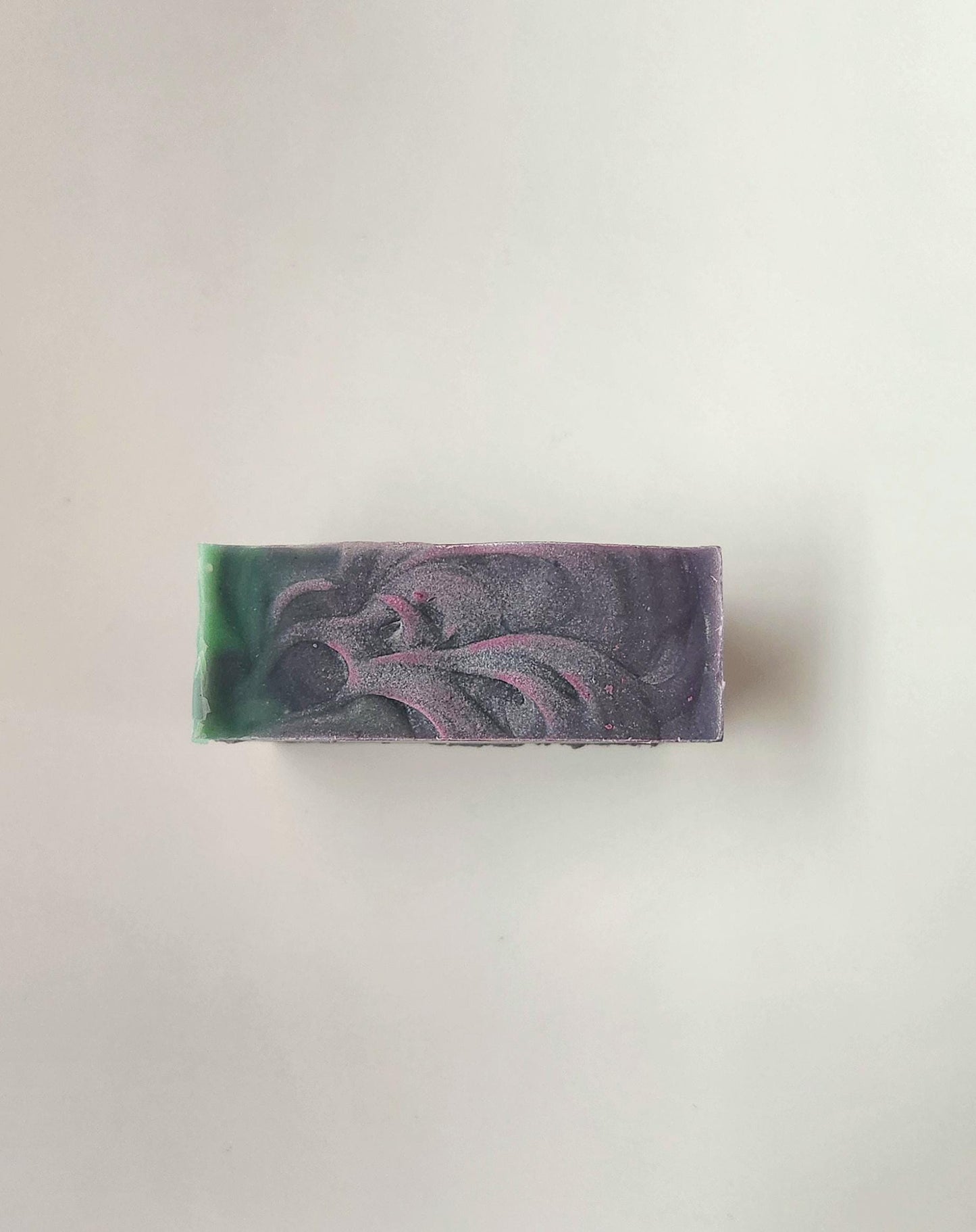 Floral Peppermint Shea Butter Soap: Vegan, Palm-Free Bar