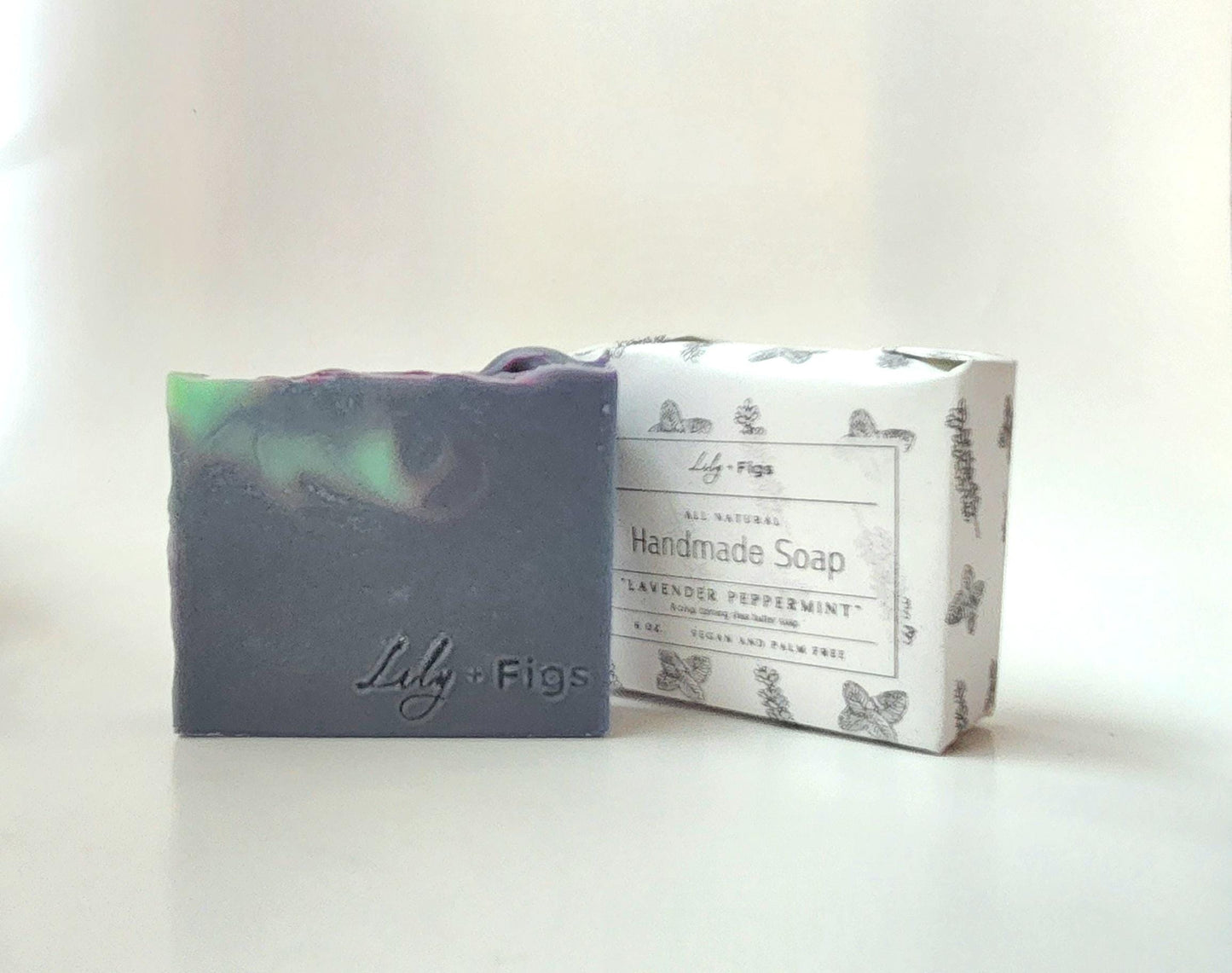 Lavender Peppermint Natural Bar Soap: Eco Friendly