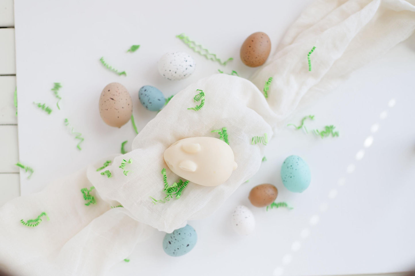 Shea Butter Soap Favor Bunnies: Cold Process, Palm Free, Essential Oil Scented