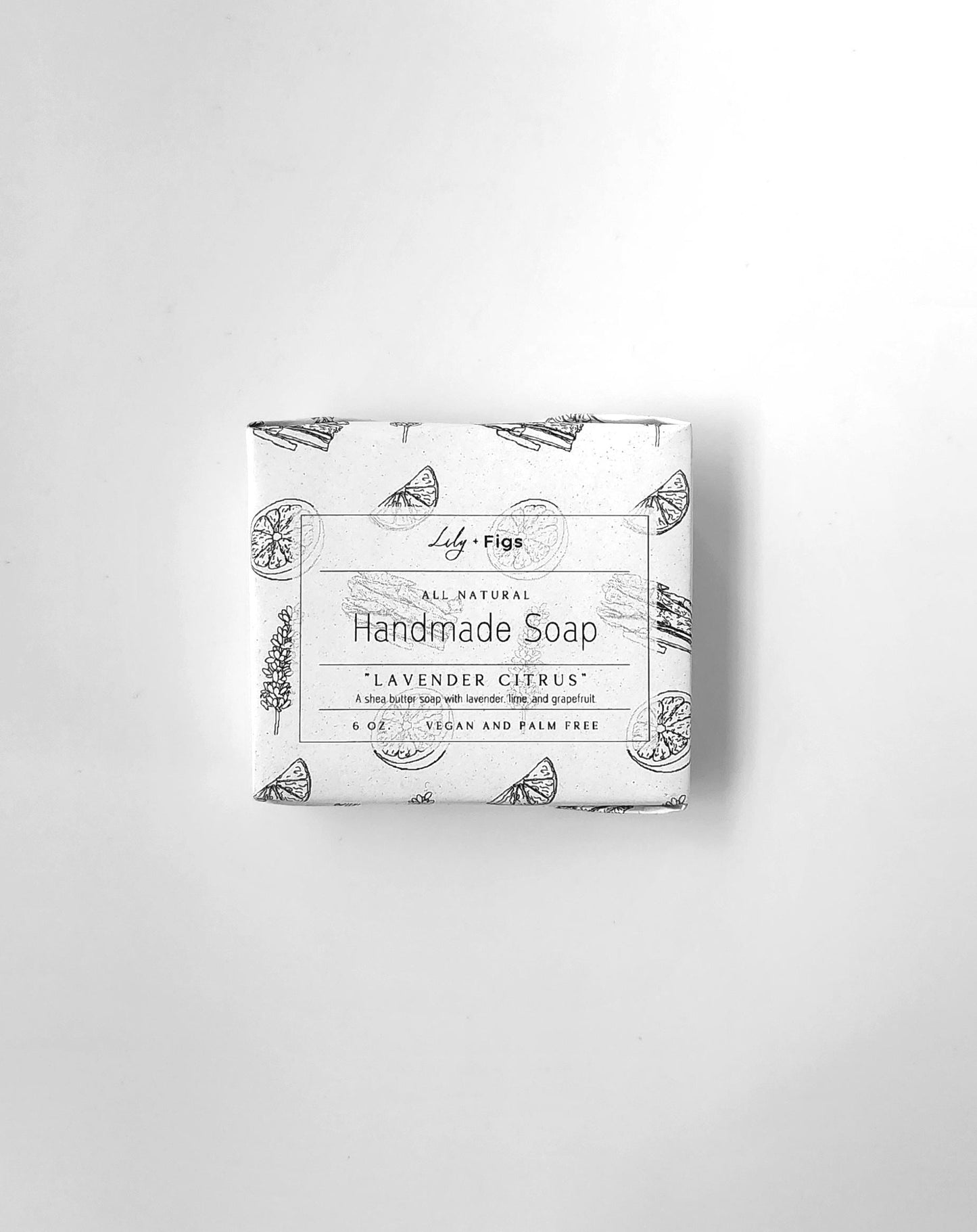 Lavender Citrus Gifts for Her: Vegan, Palm Free, Floral Soap for Women