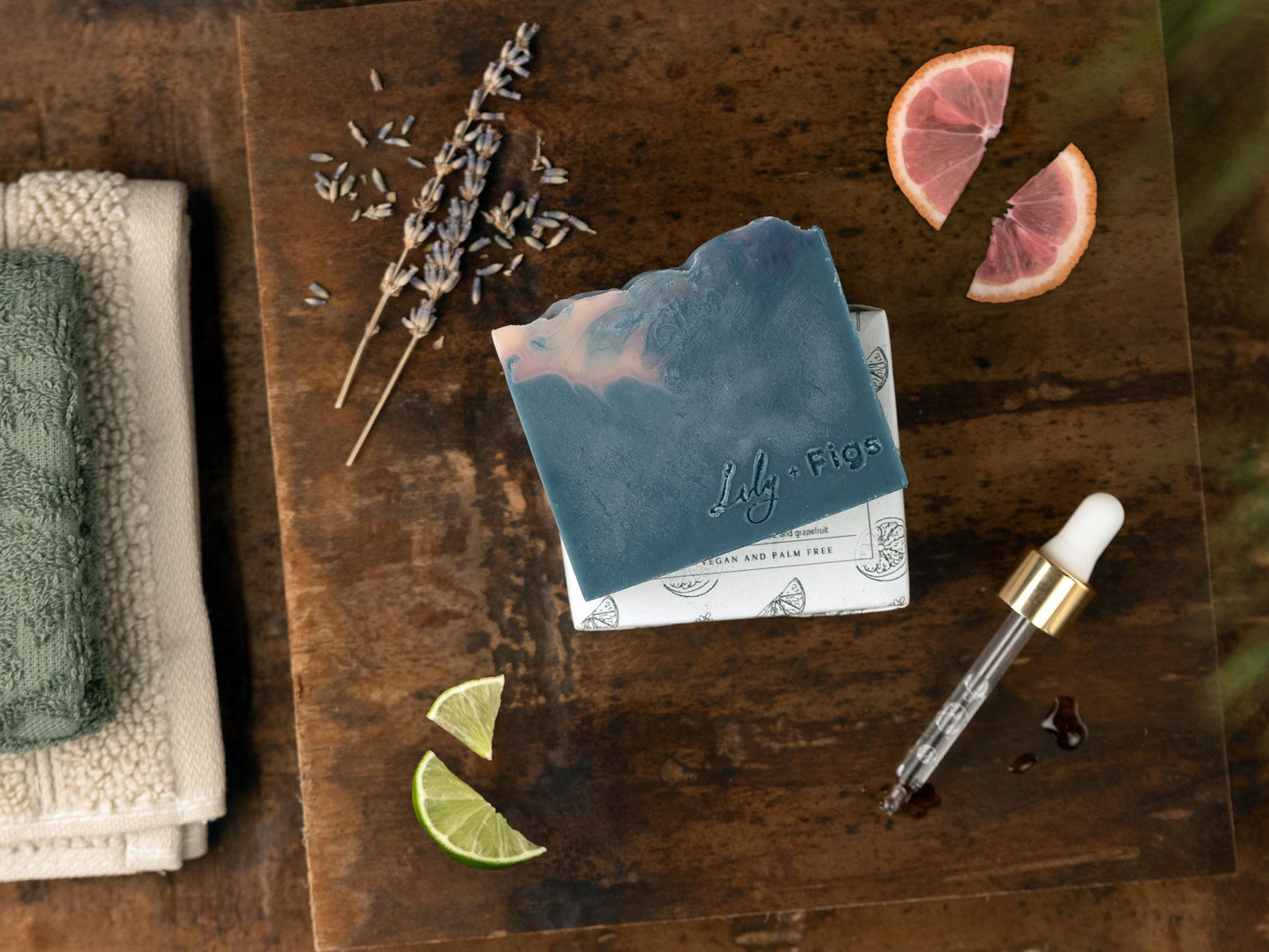 Lavender Citrus Gifts for Her: Vegan, Palm Free, Floral Soap for Women