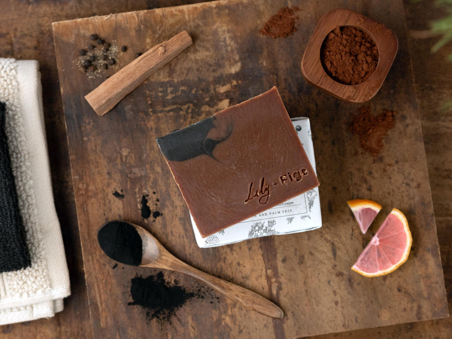 Cedar Citrus Bar Soap: Vegan, Palm-Free, Woodsy Scent for Men