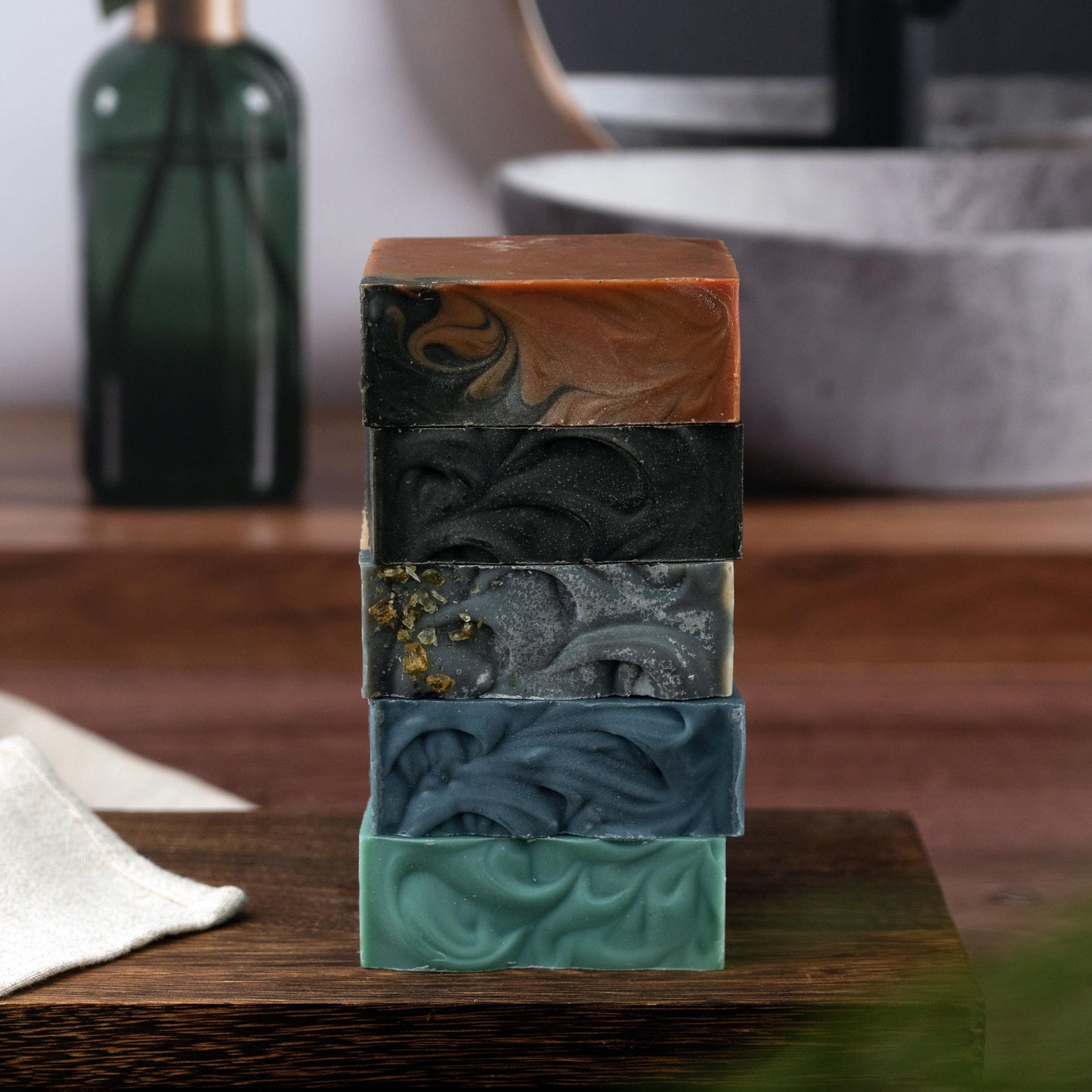Patchouli Clove Bar Soap: Vegan, Palm-Free, Earthy Essential Oil Scent