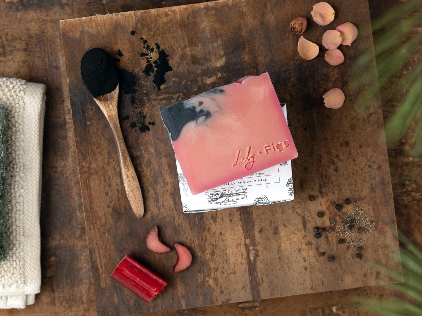 Spicy Rose Shea Butter Bar Soap: Vegan, Palm-Free, Women's Soap Gift